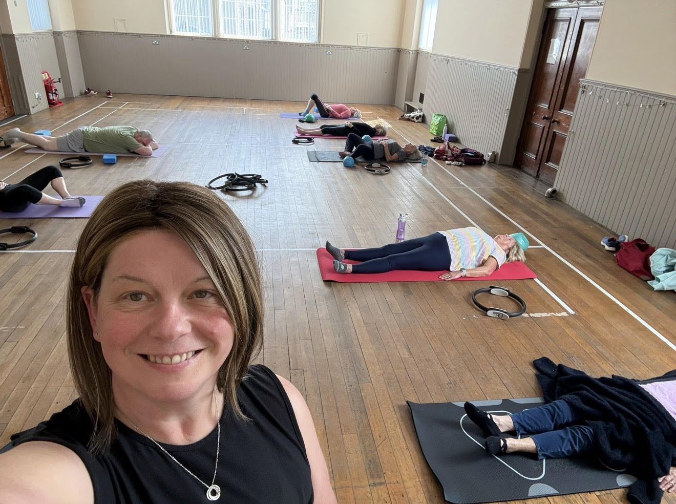 Fitness Pilates class at Gordon Village Hall