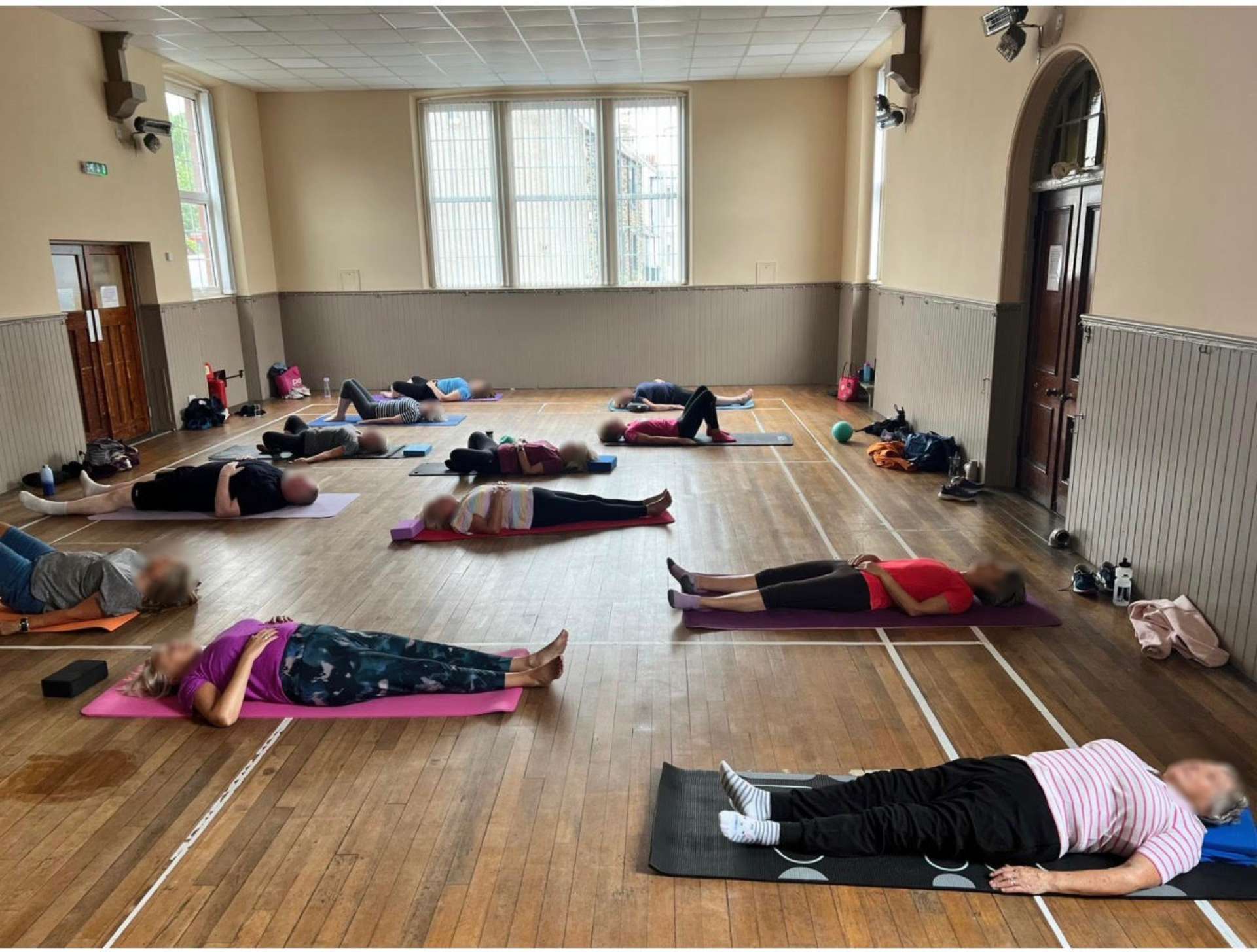 Fitness Pilates class at Gordon Village Hall