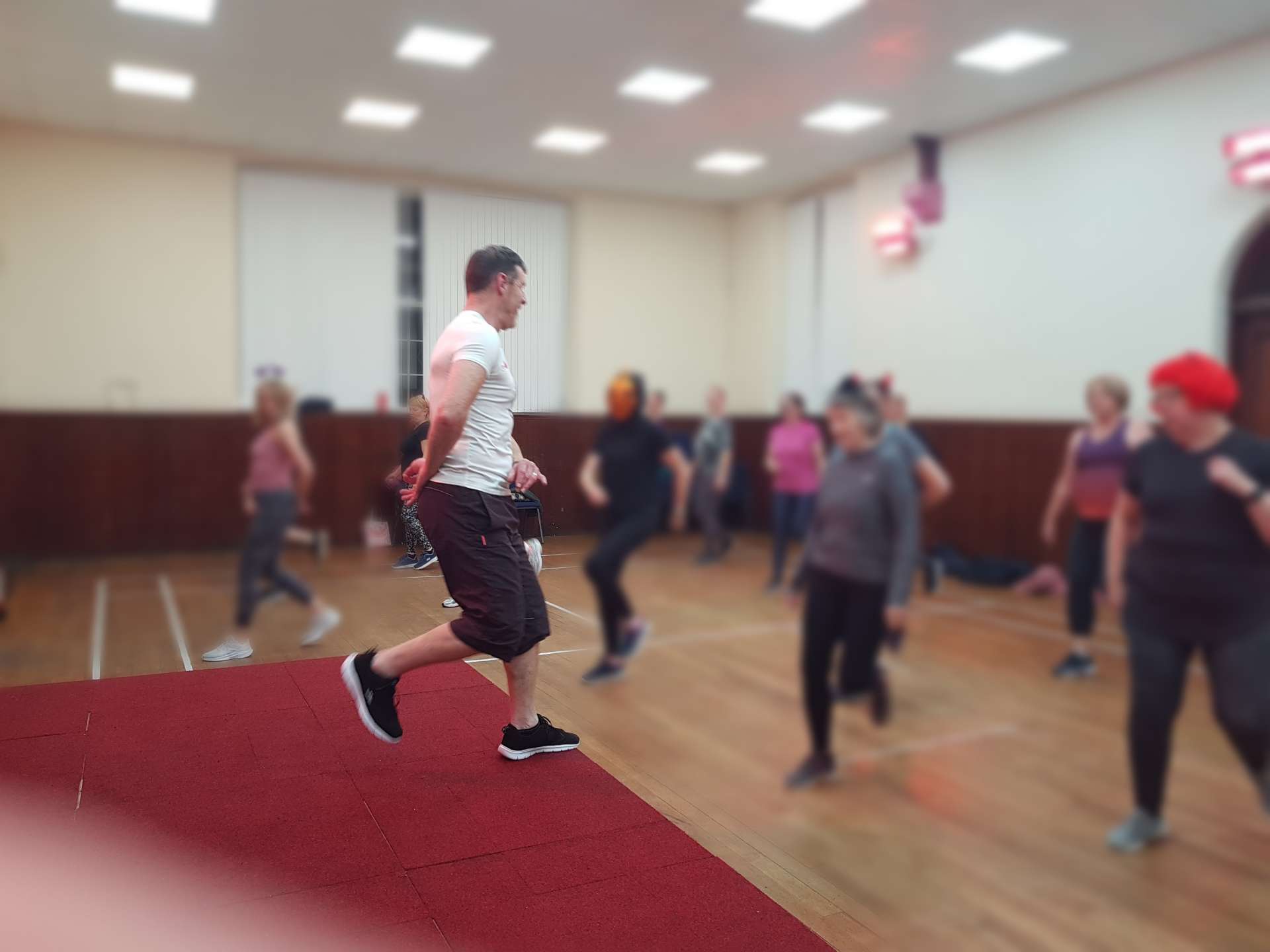 Zumba class at Gordon Village Hall